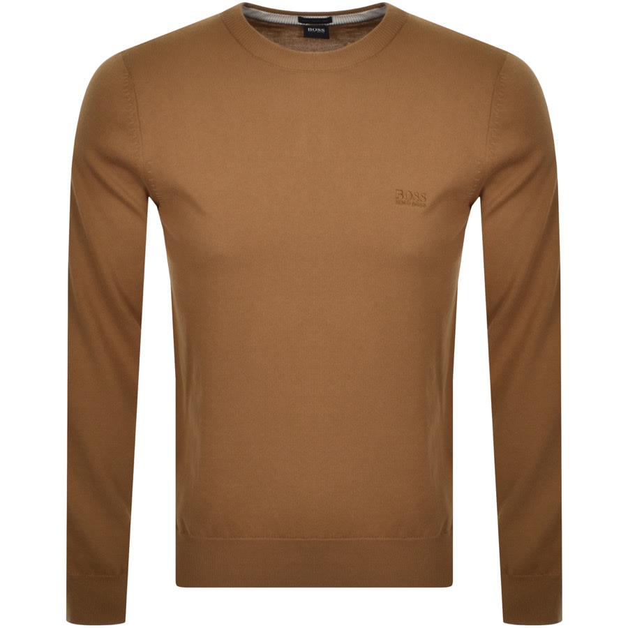Alternative Image for ProductBOSS Pacas L Knit Jumper Brown1